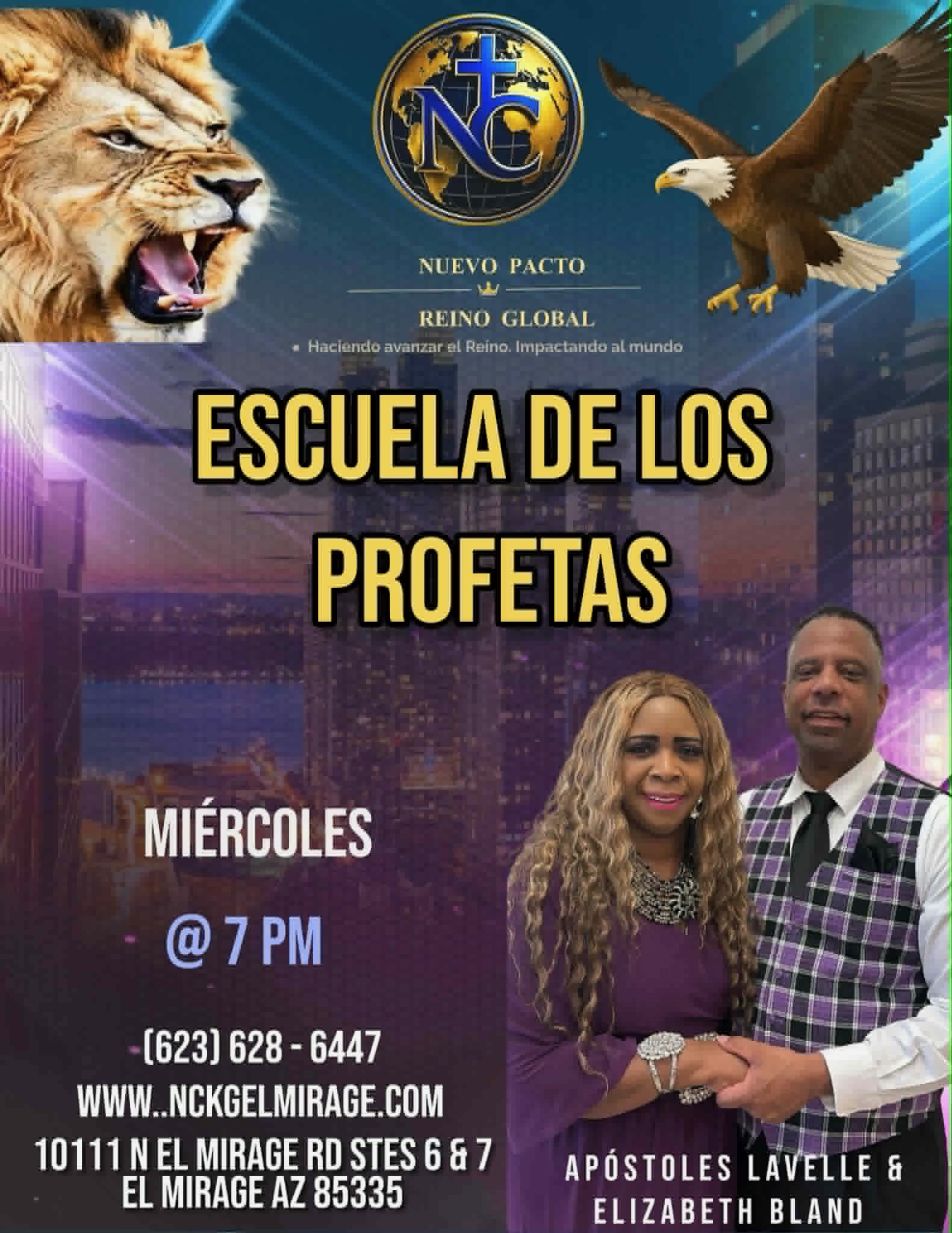 Escuela de los Profetas - Miércoles a las 7 PM